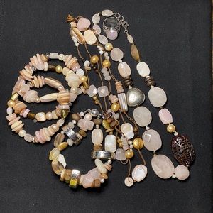 Rose Quartz Silpada Set